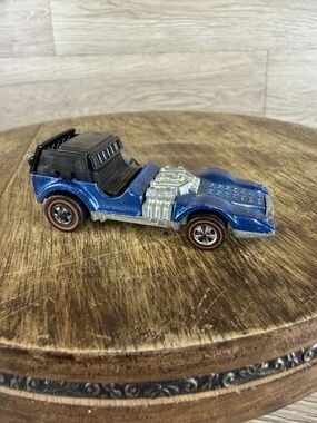 Vintage Hot Wheels Redlines Mutt Mobile Blue 1970